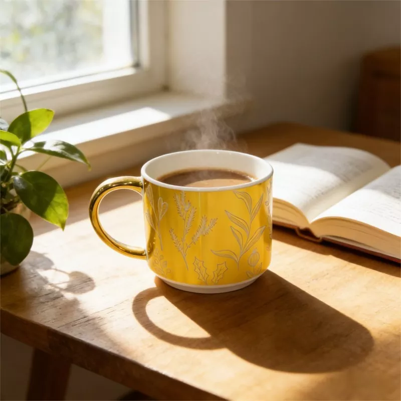 Mug Ceirmeach Decal Leictreaphlátála