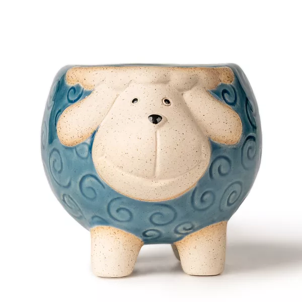 Sheep-Shaped Ceramic Candle Holder