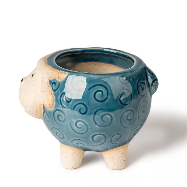 Sheep-Shaped Ceramic Candle Holder