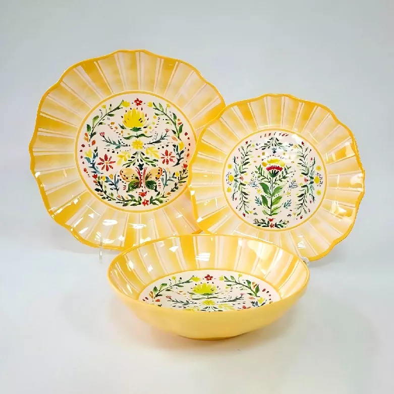 Vintage Floral Microwave Safe Dinnerware