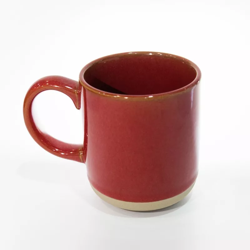Mug Dearg Taistil Ceirmeach Nua Simplí