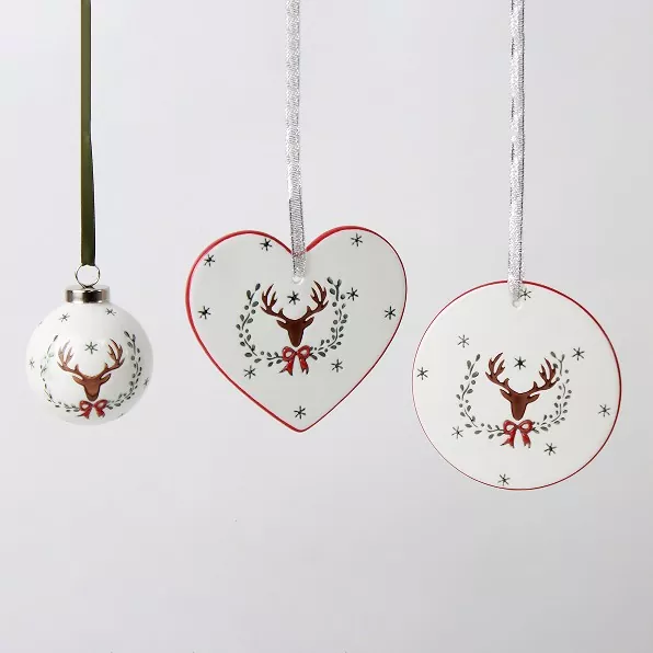 Decor Crann Nollag Ceirmeach Uathúil Lámhdhéanta